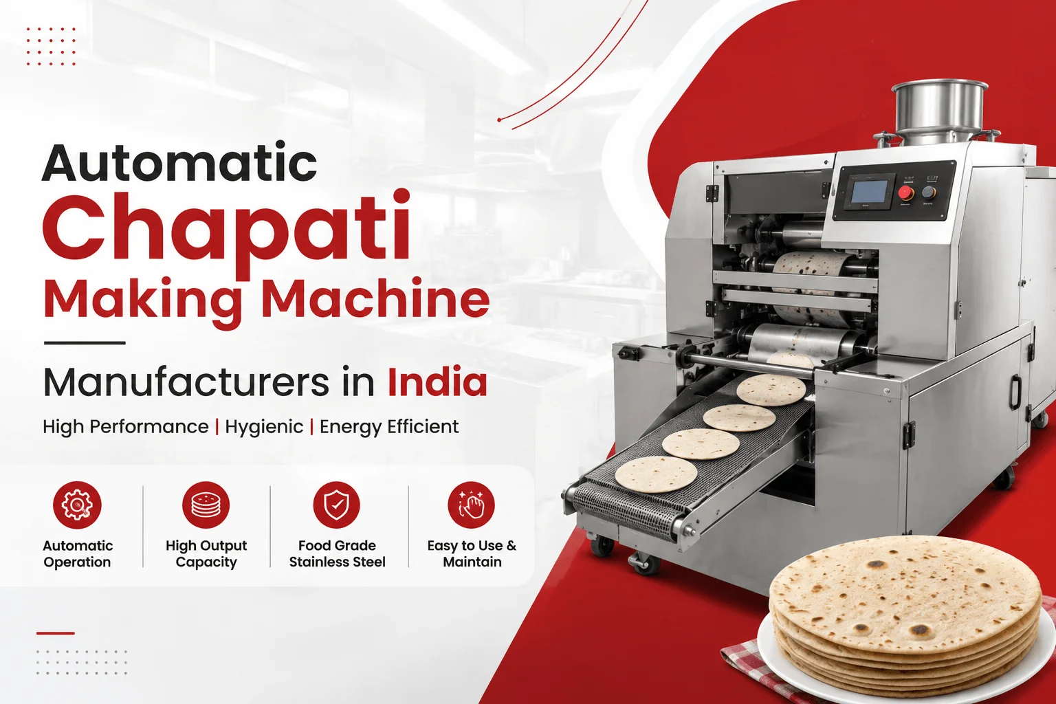 Automatic Chapati Making Machine Manufacturers in India